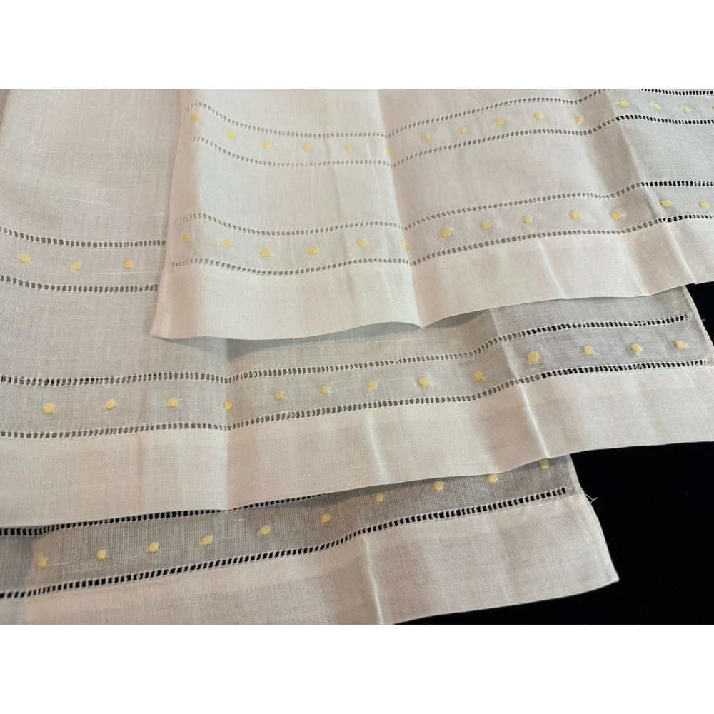 Lot of 3 NEW 100% Linen Towels 14x21